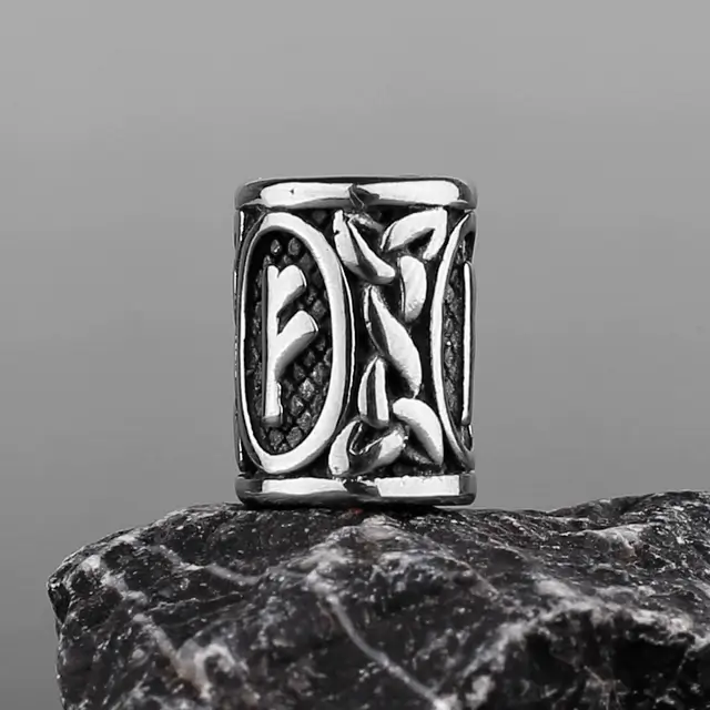 Perle de barbe viking rune fehu