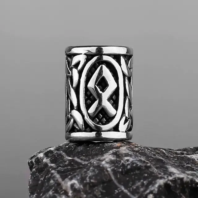 Perle de barbe viking rune othalan