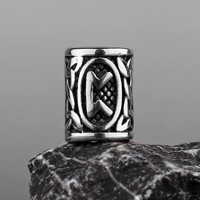 Perle de barbe viking rune perthro